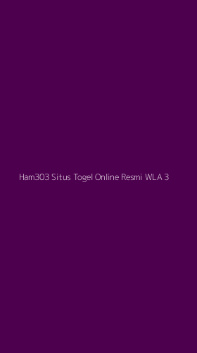 Tampilan Antarmuka Aplikasi Ham303 Situs Togel Online Resmi Wla - 3