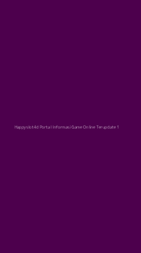 Tampilan Antarmuka Aplikasi Happyslot4d Portal Informasi Game Online Terupdate - 1
