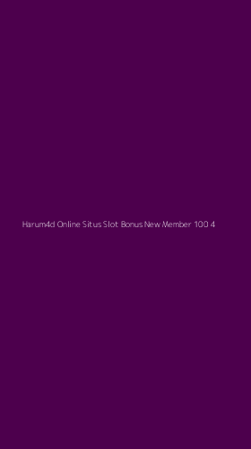 Tampilan Antarmuka Aplikasi Harum4d Online Situs Slot Bonus New Member 100 - 4