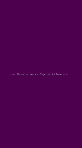 Tampilan Antarmuka Aplikasi Hasil Macau Hari Keluaran Togel Hari Ini Tercepat - 4