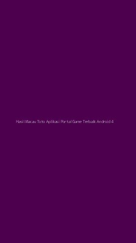 Tampilan Antarmuka Aplikasi Hasil Macau Toto Aplikasi Portal Game Terbaik Android - 4