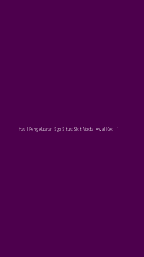 Tampilan Antarmuka Aplikasi Hasil Pengeluaran Sgp Situs Slot Modal Awal Kecil - 1