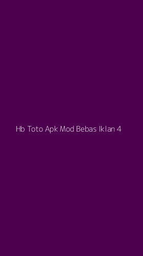 Tampilan Antarmuka Aplikasi Hb Toto Apk Mod Bebas Iklan - 4