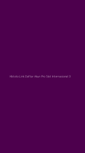 Tampilan Antarmuka Aplikasi Hbtoto Link Daftar Akun Pro Slot Internasional - 3