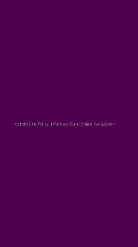 Tampilan Antarmuka Aplikasi Hdtoto Link Portal Informasi Game Online Terupdate - 1