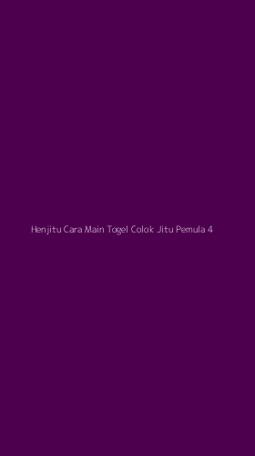 Tampilan Antarmuka Aplikasi Henjitu Cara Main Togel Colok Jitu Pemula - 4