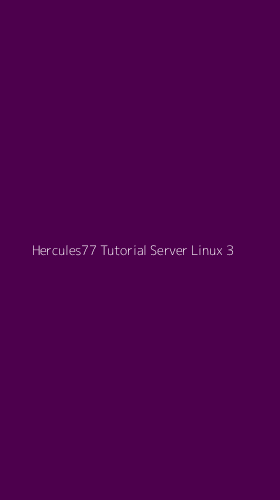 Tampilan Antarmuka Aplikasi Hercules77 Tutorial Server Linux - 3