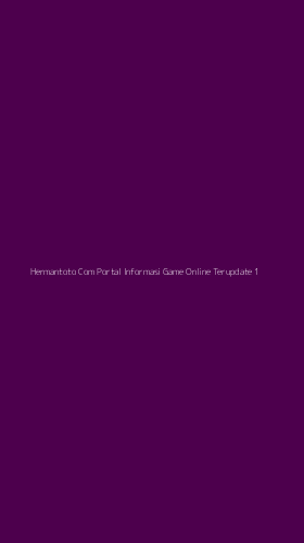Tampilan Antarmuka Aplikasi Hermantoto Com Portal Informasi Game Online Terupdate - 1