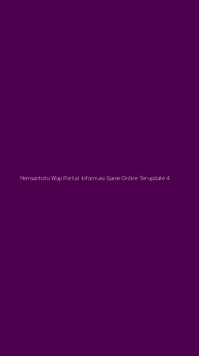 Tampilan Antarmuka Aplikasi Hermantoto Wap Portal Informasi Game Online Terupdate - 4
