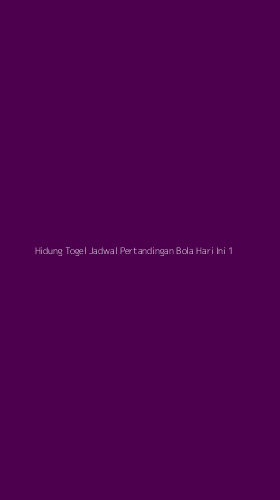 Tampilan Antarmuka Aplikasi Hidung Togel Jadwal Pertandingan Bola Hari Ini - 1