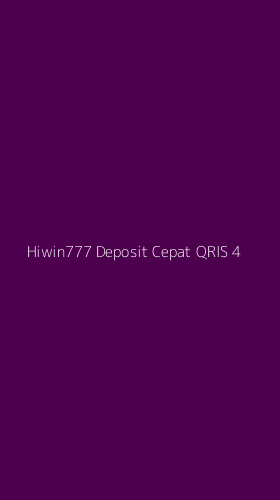 Tampilan Antarmuka Aplikasi Hiwin777 Deposit Cepat Qris - 4