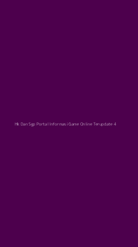 Tampilan Antarmuka Aplikasi Hk Dan Sgp Portal Informasi Game Online Terupdate - 4
