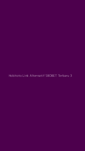 Tampilan Antarmuka Aplikasi Hobitoto Link Alternatif Sbobet Terbaru - 3