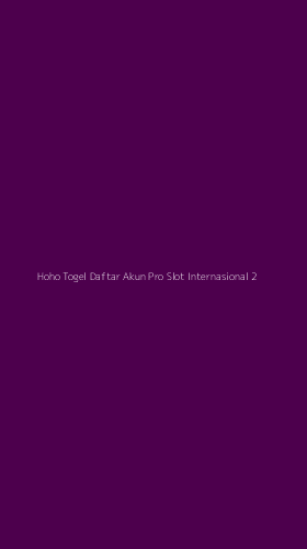 Tampilan Antarmuka Aplikasi Hoho Togel Daftar Akun Pro Slot Internasional - 2