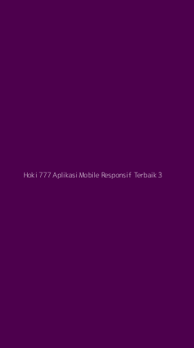 Tampilan Antarmuka Aplikasi Hoki 777 Aplikasi Mobile Responsif Terbaik - 3