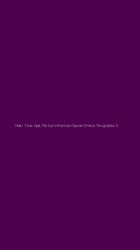 Tampilan Antarmuka Aplikasi Hoki Time Apk Portal Informasi Game Online Terupdate - 3
