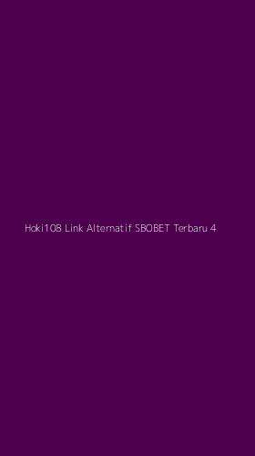 Tampilan Antarmuka Aplikasi Hoki108 Link Alternatif Sbobet Terbaru - 4