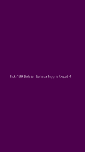 Tampilan Antarmuka Aplikasi Hoki189 Belajar Bahasa Inggris Cepat - 4