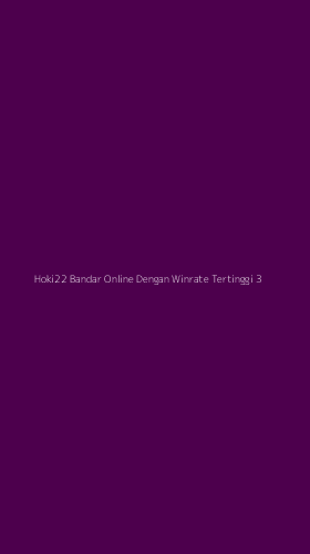 Tampilan Antarmuka Aplikasi Hoki22 Bandar Online Dengan Winrate Tertinggi - 3