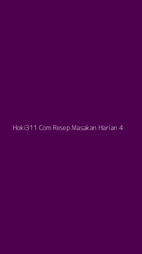 Tampilan Antarmuka Aplikasi Hoki311 Com Resep Masakan Harian - 4