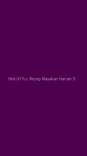 Tampilan Antarmuka Aplikasi Hoki311cc Resep Masakan Harian - 3