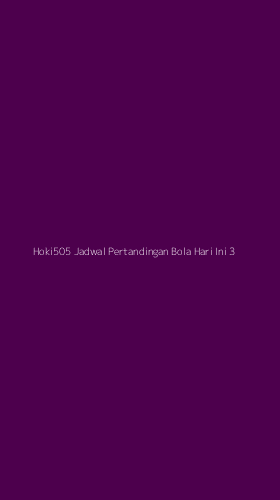 Tampilan Antarmuka Aplikasi Hoki505 Jadwal Pertandingan Bola Hari Ini - 3