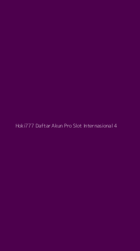 Tampilan Antarmuka Aplikasi Hoki777 Daftar Akun Pro Slot Internasional - 4