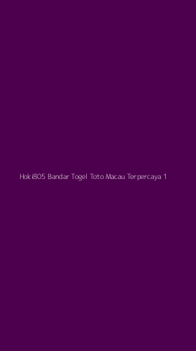 Tampilan Antarmuka Aplikasi Hoki805 Bandar Togel Toto Macau Terpercaya - 1