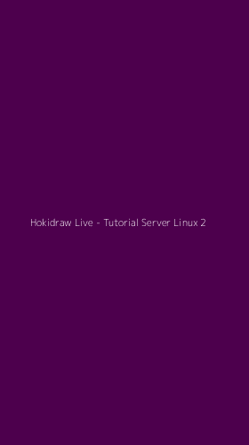 Tampilan Antarmuka Aplikasi Hokidraw Live - Tutorial Server Linux - 2