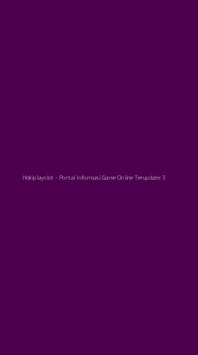Tampilan Antarmuka Aplikasi Hokiplayslot - Portal Informasi Game Online Terupdate - 3