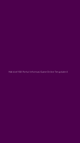 Tampilan Antarmuka Aplikasi Hokislot168 Portal Informasi Game Online Terupdate - 4