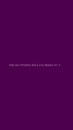 Tampilan Antarmuka Aplikasi Hokiwin Prediksi Bola Jitu Malam Ini - 3