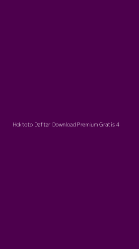 Tampilan Antarmuka Aplikasi Hoktoto Daftar Download Premium Gratis - 4