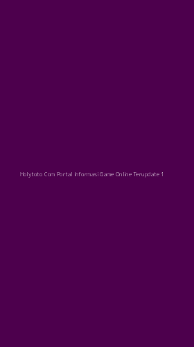 Tampilan Antarmuka Aplikasi Holytoto Com Portal Informasi Game Online Terupdate - 1