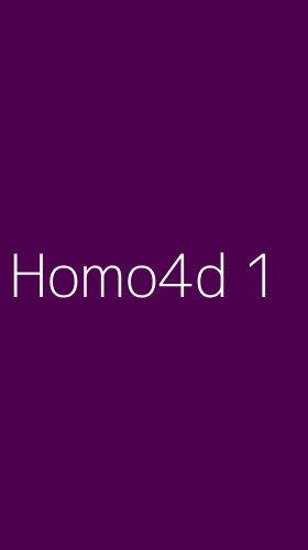 Tampilan Antarmuka Aplikasi Homo4d - 1