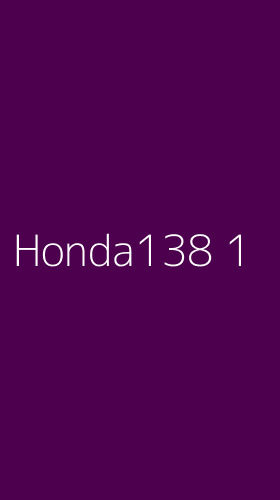 Tampilan Antarmuka Aplikasi Honda138 - 1