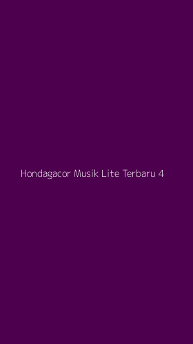 Tampilan Antarmuka Aplikasi Hondagacor Musik Lite Terbaru - 4