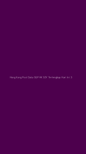 Tampilan Antarmuka Aplikasi Hong Kong Pool Data Sgp Hk Sdy Terlengkap Hari Ini - 3