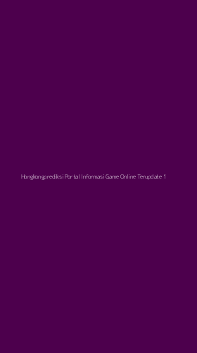 Tampilan Antarmuka Aplikasi Hongkongprediksi Portal Informasi Game Online Terupdate - 1