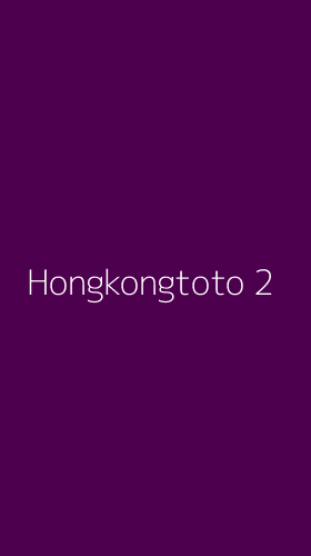 Tampilan Antarmuka Aplikasi Hongkongtoto - 2