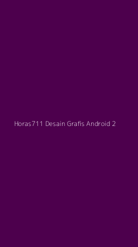 Tampilan Antarmuka Aplikasi Horas711 Desain Grafis Android - 2