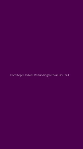 Tampilan Antarmuka Aplikasi Hoteltogel Jadwal Pertandingan Bola Hari Ini - 4