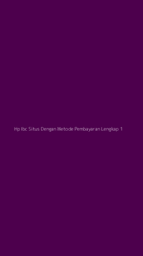 Tampilan Antarmuka Aplikasi Hp Ibc Situs Dengan Metode Pembayaran Lengkap - 1