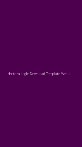 Tampilan Antarmuka Aplikasi Hrctoto Login Download Template Web - 4