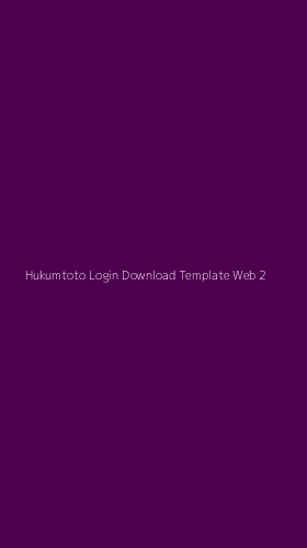 Tampilan Antarmuka Aplikasi Hukumtoto Login Download Template Web - 2