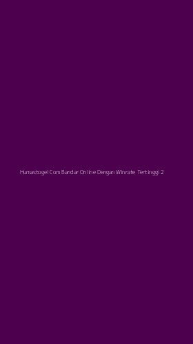 Tampilan Antarmuka Aplikasi Humastogel Com Bandar Online Dengan Winrate Tertinggi - 2