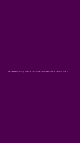 Tampilan Antarmuka Aplikasi Huntertoto App Portal Informasi Game Online Terupdate - 3