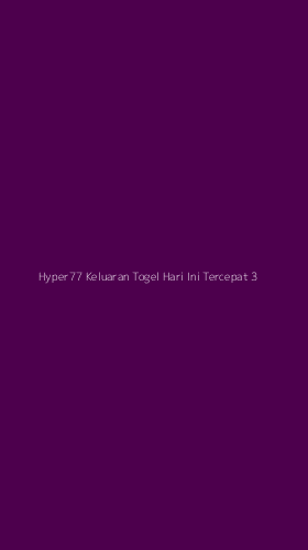 Tampilan Antarmuka Aplikasi Hyper77 Keluaran Togel Hari Ini Tercepat - 3
