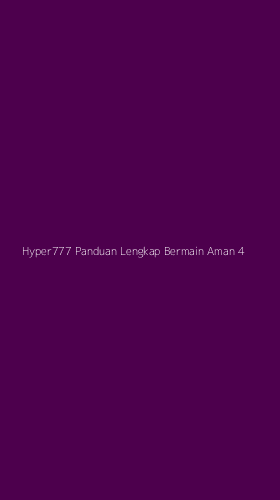 Tampilan Antarmuka Aplikasi Hyper777 Panduan Lengkap Bermain Aman - 4