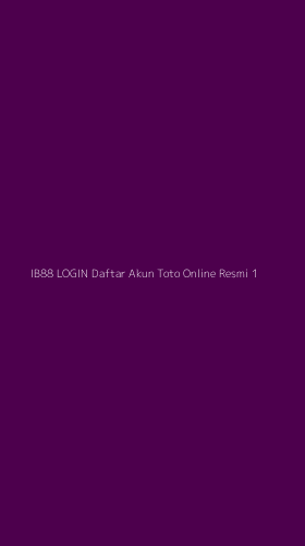 Tampilan Antarmuka Aplikasi Ib88 Login Daftar Akun Toto Online Resmi - 1